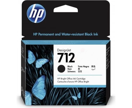 HP Ink No.712 Black (3ED71A)