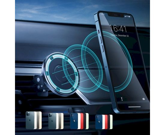 Choetech Magnetic Car Air Vent Mount Air Vent Mount for iPhone Black (AT0004)