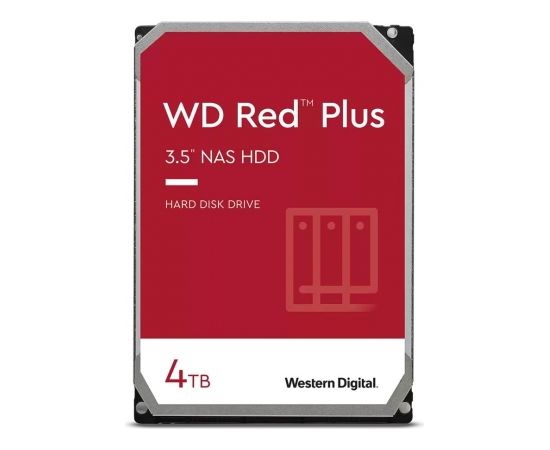 Western Digital Red Plus WD40EFPX internal hard drive 3.5" 4000 GB Serial ATA III