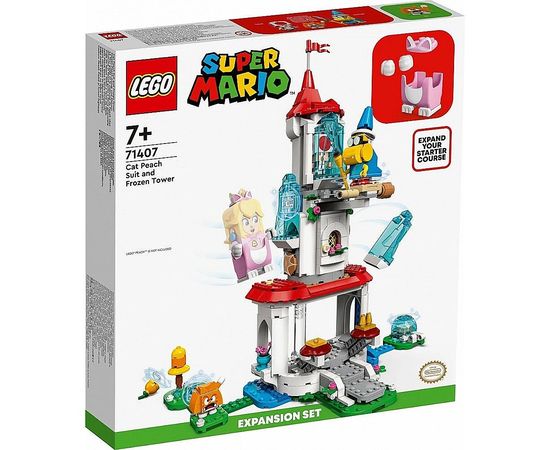 LEGO Super Mario Kaķa-Peach tērpa un ledus torņa paplašinājuma maršruts 71407