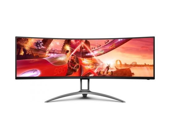 LCD Monitor|AOC|AG493UCX2|48.8"|Gaming/Curved|Panel VA|5120x1440|32:9|165Hz|Matte|4 ms|Speakers|Swivel|Height adjustable|Tilt|Colour Black|AG493UCX2