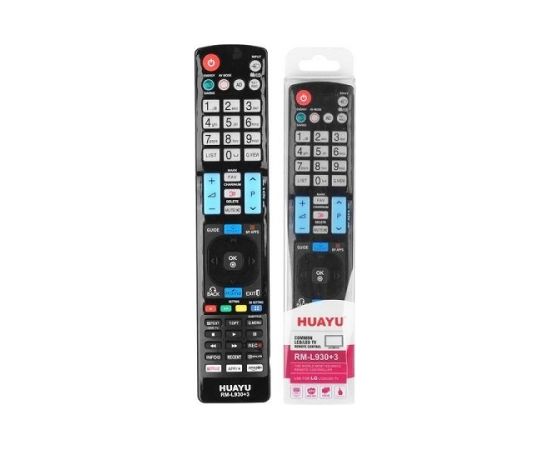 HQ LXHL930 LG TV pults LCD RM-L930 / SMART / Netflix / Melna TV pultis