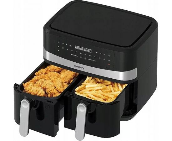 Klausberg dual basket air fryer 9l KB-7573