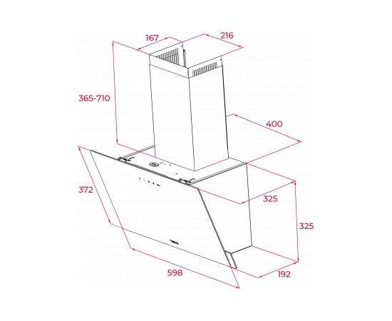 Hood Teka DVN64030WH