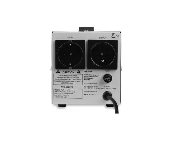 Volt Polska VOLTAGE STABILIZER AVR 1000VA 8-11%