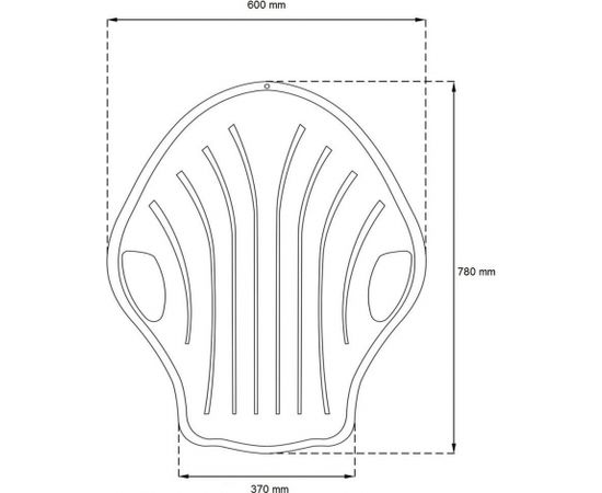 Prosperplast Shell big rozā plastmasas ragavas Санки