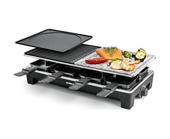 Rommelsbacher Raclette Grill RCS 1350 (black / stainless steel)