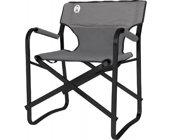 Coleman Steel Deck Chair 2000038340,  kempinga krēsls (grey/black)