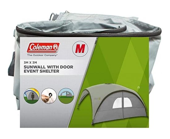 Coleman Sunwall M, side wall with door for Event Shelter Pro M 3m, side panel (silver)