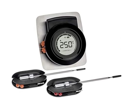 TFA Smart Wireless Hyper BBQ, thermometer (black, lid thermometer for barbecue/grill/smoker/smoker/grill trolley)