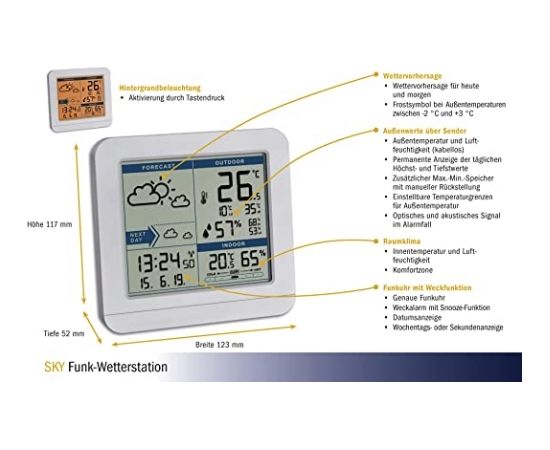 TFA wireless weather station SKY (white)