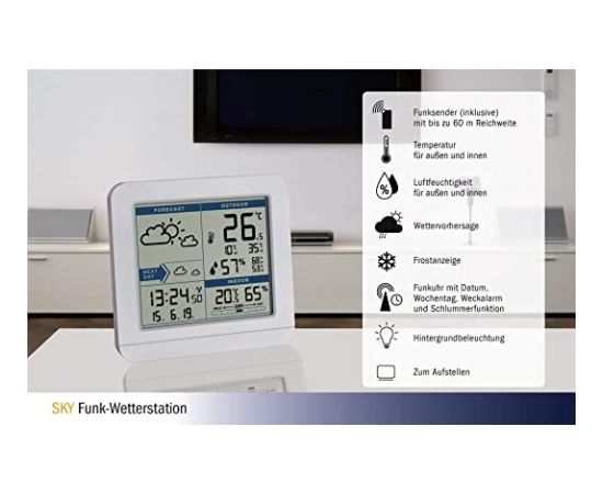 TFA wireless weather station SKY (white)