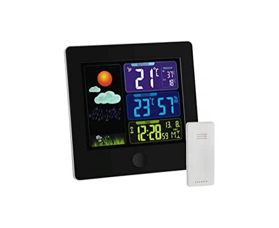 TFA radio weather station with color display SUN (black)