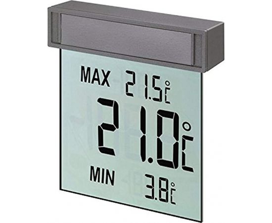 TFA Digital window thermometer VISION (silver/transparent)