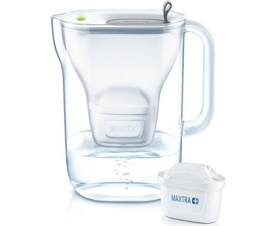 Brita Style light grey, jug (transparent / light grey, with water filter)