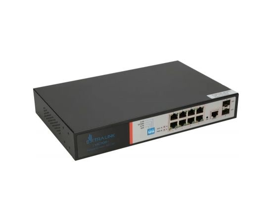 Extralink EX.8222 network switch Managed L2/L4 Gigabit Ethernet (10/100/1000) Power over Ethernet (PoE) 1U Black