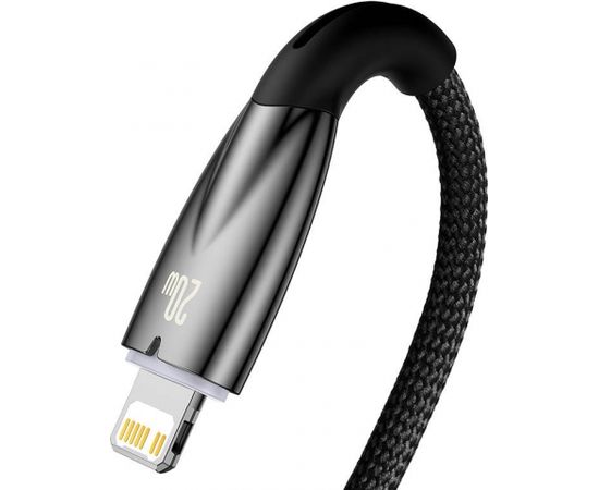 USB-C cable for Lightning Baseus Glimmer Series, 20W, 1m (Black)