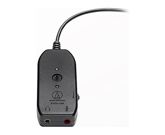 Audio Technica ATR2x-USB adapter 3.5 to USB-C black - 3.5mm to USB digital audio adapter Aдаптеры