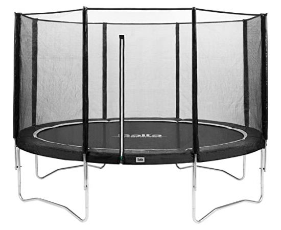 Salta trampoline combo, fitness device (black, round, 427 cm)