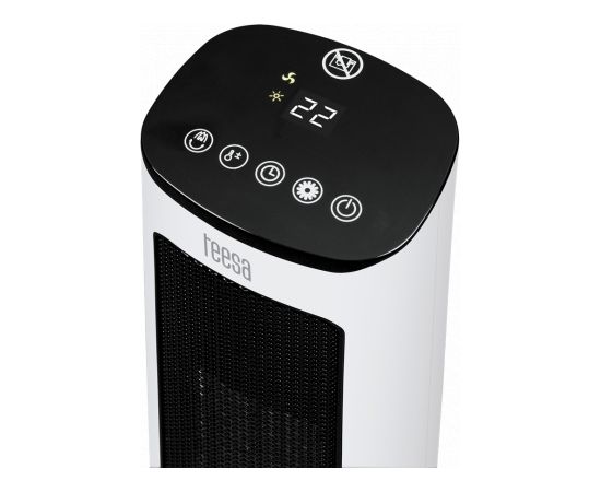 Teesa PTC 1000/2000W column fan with fireplace imitation function (remote control)