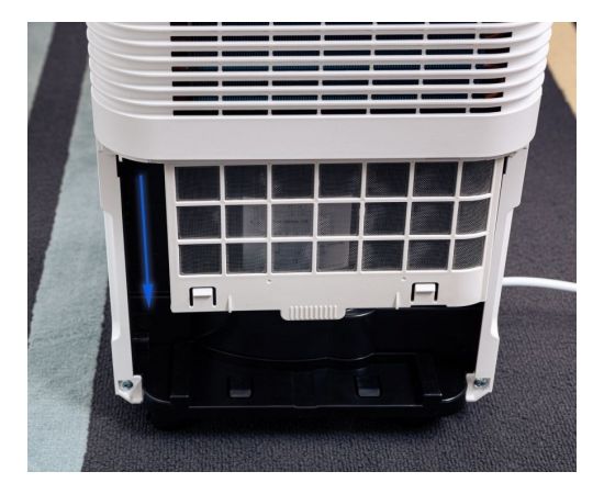 Eldom OPC1200 COLUMBIAVAC Air dehumidifier, 2 levels of air circulation, humidity indicator, 24h timer, power 200 W