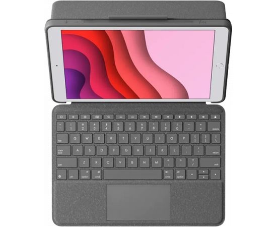 LOGITECH Combo Touch for iPad (7th, 8th, and 9th gen) - GRAPHITE - UK