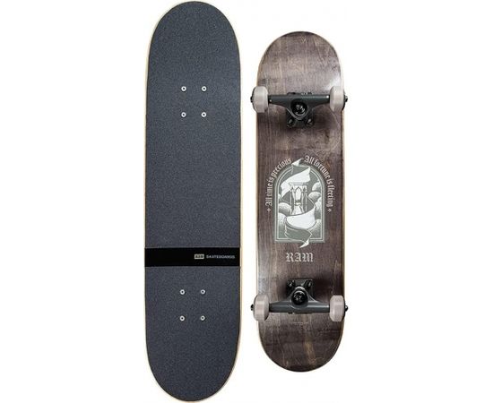 RAM Skateboard Ligat dark (black/beige)