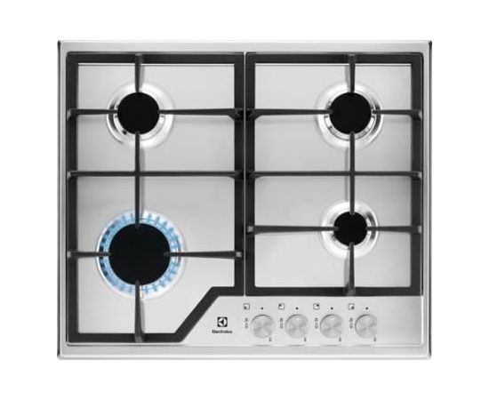 Electrolux EGS6426SX hob Stainless steel Built-in Gas 4 zone(s)