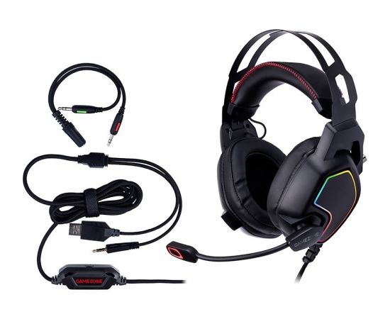 Tracer TRASLU46464 headphones/headset Wired Head-band Gaming Black