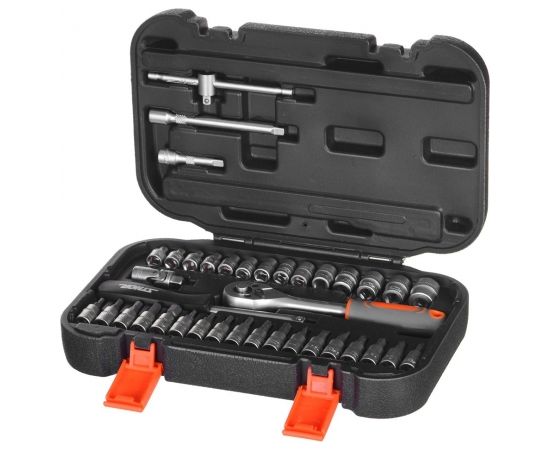 Tool kit 1/4" 38-piece STHOR 58640