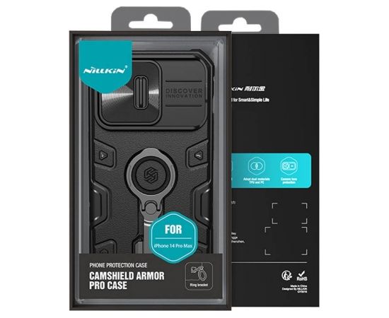 Nillkin CamShield Armor Pro case for iPhone 14 Pro Max (black)