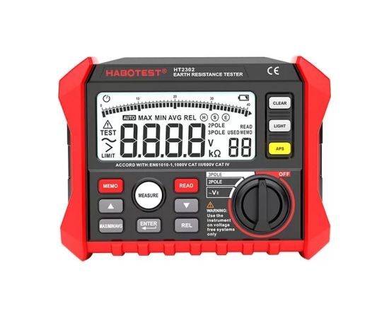 Habotest HT2302 Digital Earth Resistance Tester