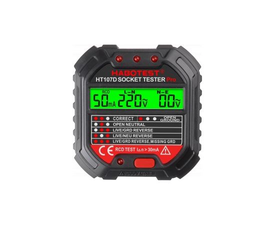 Habotest HT107D socket tester with digital display