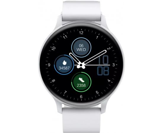 Canyon smart watch Badian SW-68SS, white/silver