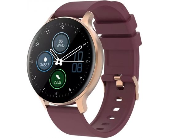 Canyon smart watch Badian SW-68RR, red/gold