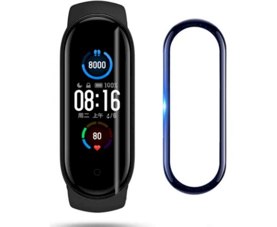 Fusion Nano 9H защитное стекло для экрана часов Xiaomi Mi Band 7 черное