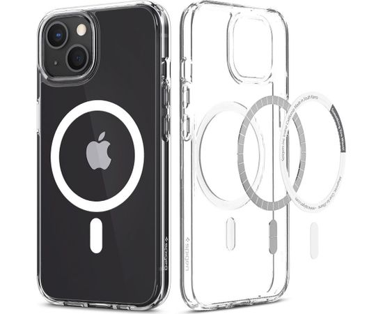 SPIGEN Ultra Hybrid Mag izturīgs silikona aizsargapvalks Apple iPhone 13 Mini caurspīdīgs