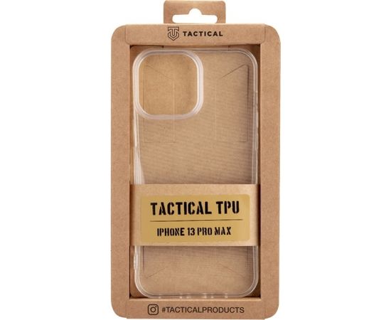 Tactical TPU Cover for Apple iPhone 13 Pro Max Transparent
