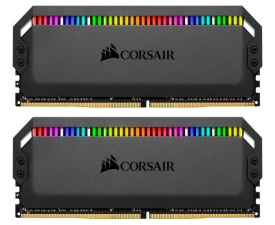 Corsair DDR4 32 GB 3466 - Dual Kit, RAM (black, CMT32GX4M2C3466C16, Dominator Platinum RGB)