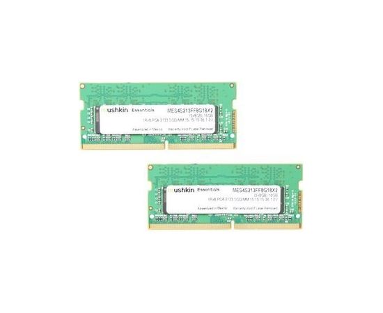 Mushkin DDR4 SO-DIMM 16 GB 2133-CL15 - Dual-Kit - Essential