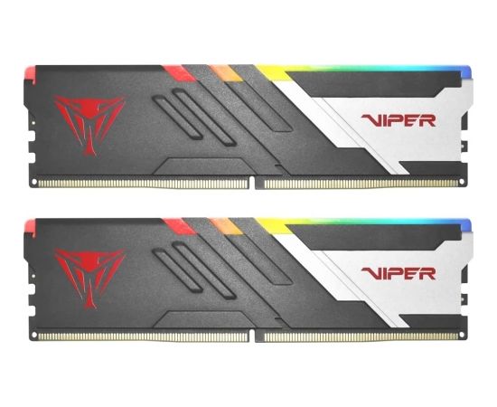 Patriot DDR5 - 32GB -6000 - CL - 36 - Dual Kit, memory (black/white, PVVR532G600C36K, Viper Venom RGB)