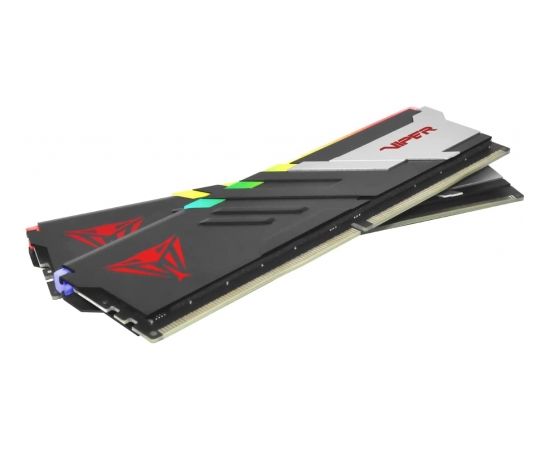 Patriot DDR5 - 32GB -6000 - CL - 36 - Dual Kit, memory (black/white, PVVR532G600C36K, Viper Venom RGB)