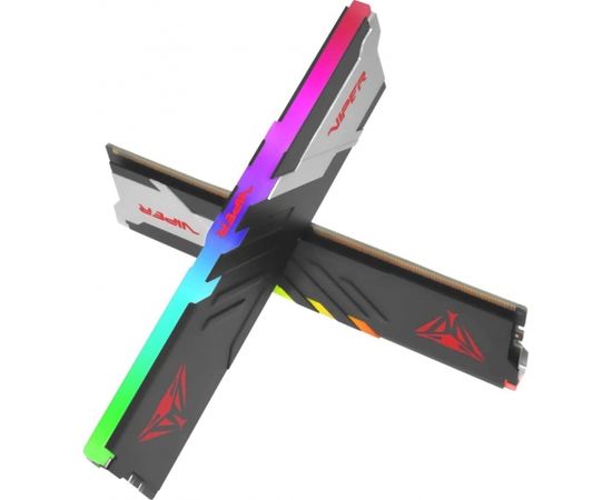 Patriot DDR5 - 32GB -6000 - CL - 36 - Dual Kit, memory (black/white, PVVR532G600C36K, Viper Venom RGB)