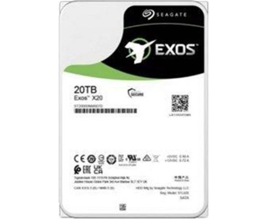 Seagate Exos X20 20 TB, Hard Drive (SAS 12 Gb/s, 3.5)