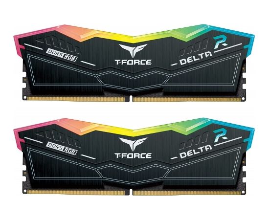 Team Group DDR5 - 32 GB -6200 - CL - 38 Dual Kit, memory (Black, FF3D532G6200HC38ADC01, Delta RGB)