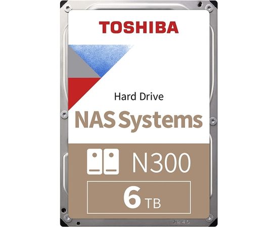 Toshiba 6TB N300 Bulk 7200 / SA3 - HDWG460UZSVA