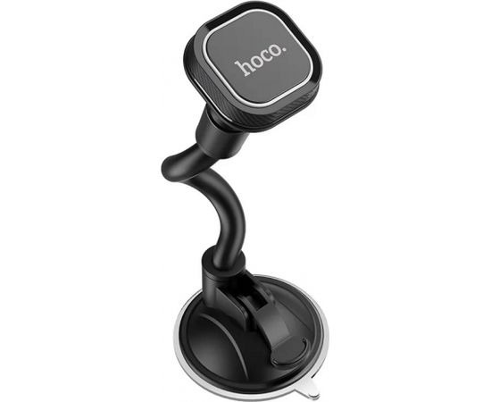 Hoco CA55 Универсальное Авто крепление с магнитной фиксацией смартфона с крепежом на авто лобовое стекло Черный