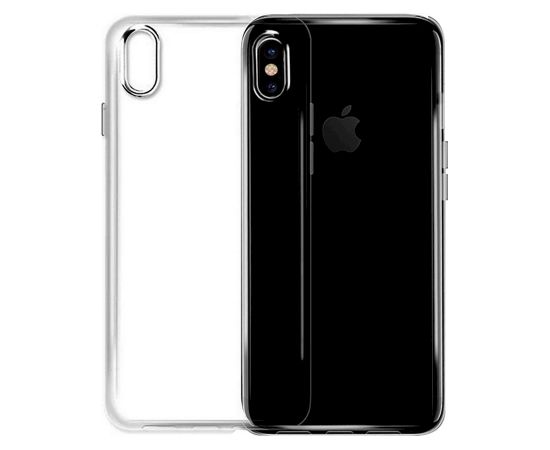 Fusion Ultra Back Case 2 mm Izturīgs Silikona Aizsargapvalks Priekš Apple iPhone X | XS Caurspīdīgs