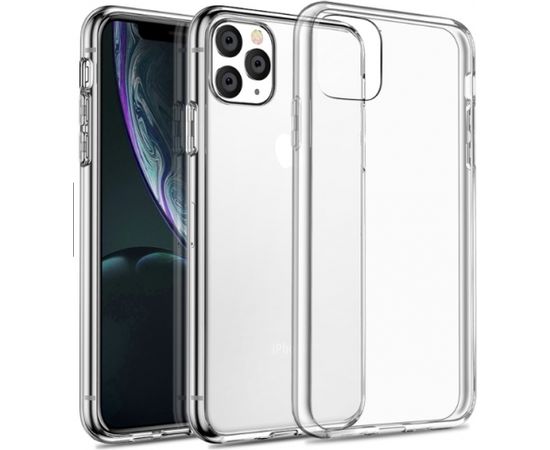 Fusion Ultra Back Case 0.3 mm Izturīgs Silikona Aizsargapvalks Priekš Apple iPhone 11 Pro Caurspīdīgs