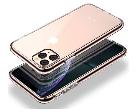 Fusion Ultra Back Case 0.3 mm Izturīgs Silikona Aizsargapvalks Priekš Apple iPhone 11 Pro Caurspīdīgs